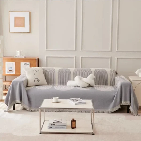 Reversible Chenille Sofa Cover - Image 2