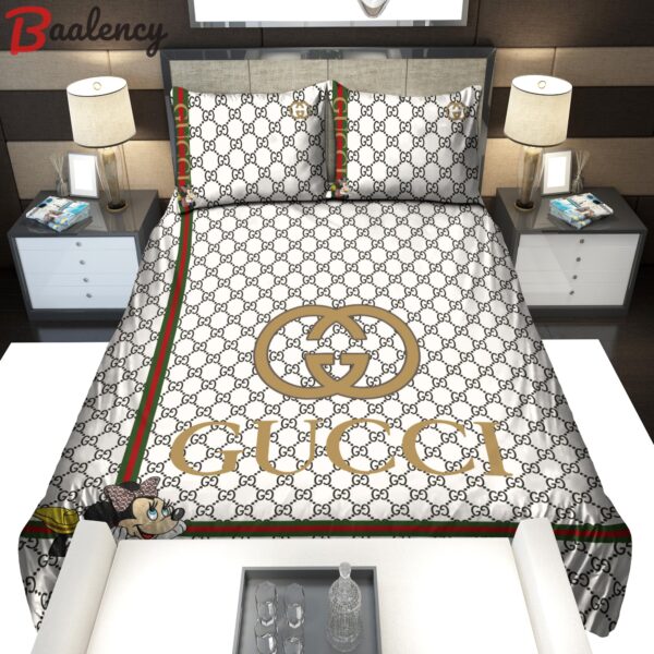 Gold gucci mickey mouse bedding sets home decoration Bedding Sets
