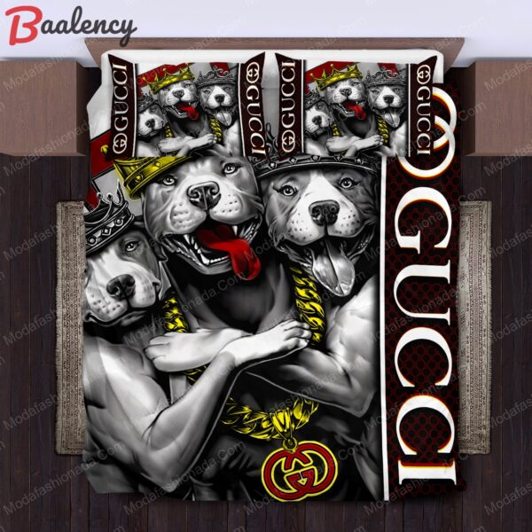 Gucci pitbull bedding sets home decoration Bedding Sets