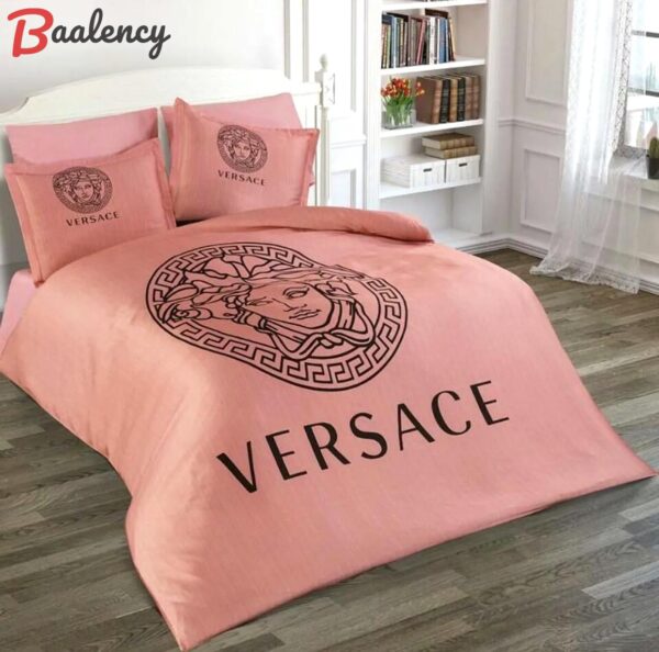Versace pinky luxury brand high-end bedding set home decorations for home best luxury bed sets gift Bedding Sets