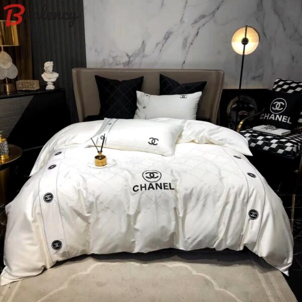 Chanel white luxury brand high-end bedding set home decorations Bedding Sets