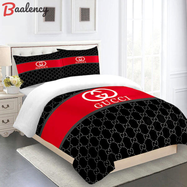 Gucci black luxury brand high-end     Bedding Sets bedroom idea sheets covers blankets bedspread bedclothes duvet home decor bed linen