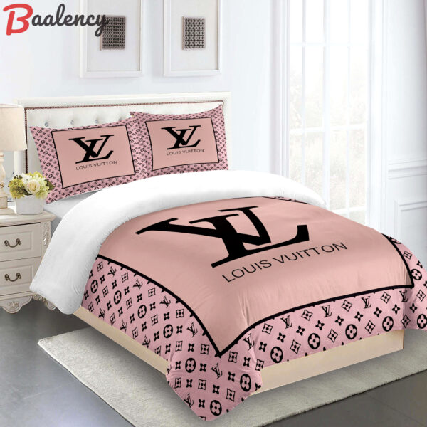 Comforter full pink and black louis vuitton    Bedding Sets bedclothes sheets blankets bed linen home decor bedspread bedroom idea covers duvet