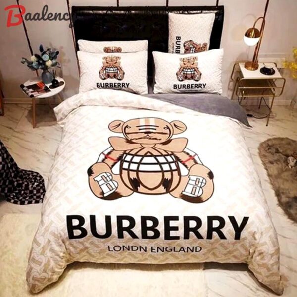 Burberry bear luxury brand bedding set bedspread duvet cover set home decorations Bedding Sets