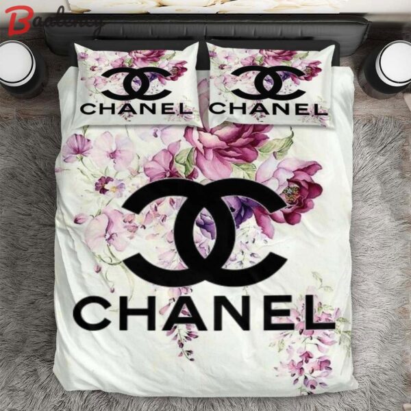 Chanel premium logo luxury brand bedding set home decor Bedding Sets
