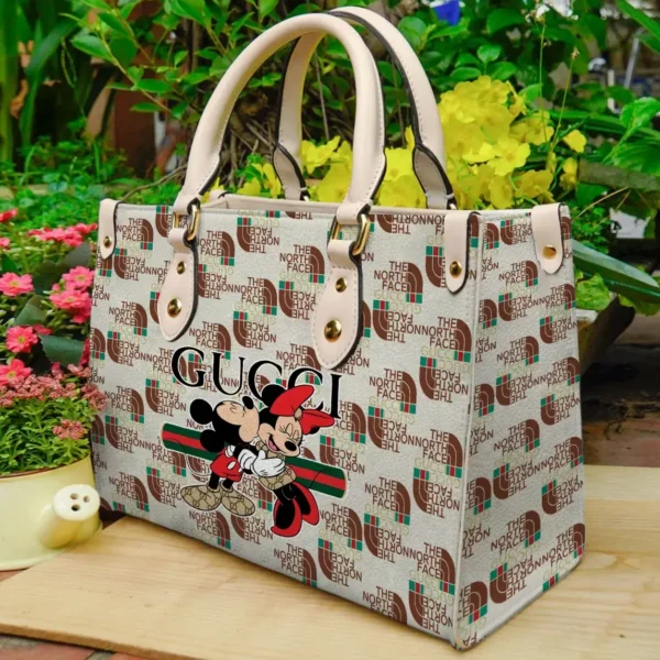 Gucci The North Face Mickey Mouse Premium Women Small handbag purse Luxury Brand For Beauty