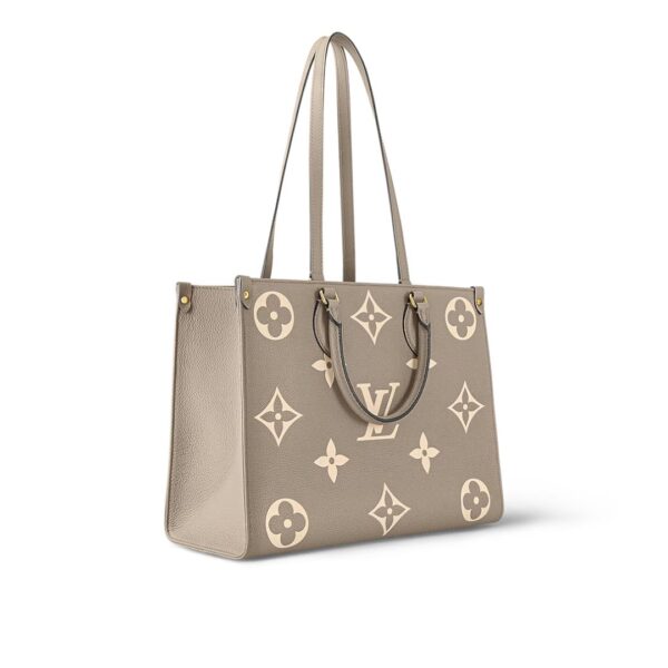 Louis Vuitton Women's Leather Handbag Limited edition "OnTheGo MM" Tourterelle - WinGear.shop-LVHB_021 - Image 3