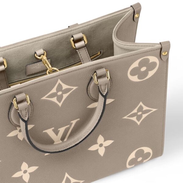 Louis Vuitton Women's Leather Handbag Limited edition "OnTheGo MM" Tourterelle - WinGear.shop-LVHB_021 - Image 4