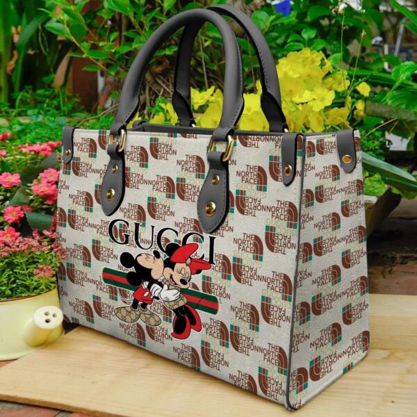 Gucci The North Face Mickey Mouse Premium Women Small handbag purse Luxury Brand For Beauty - Image 2