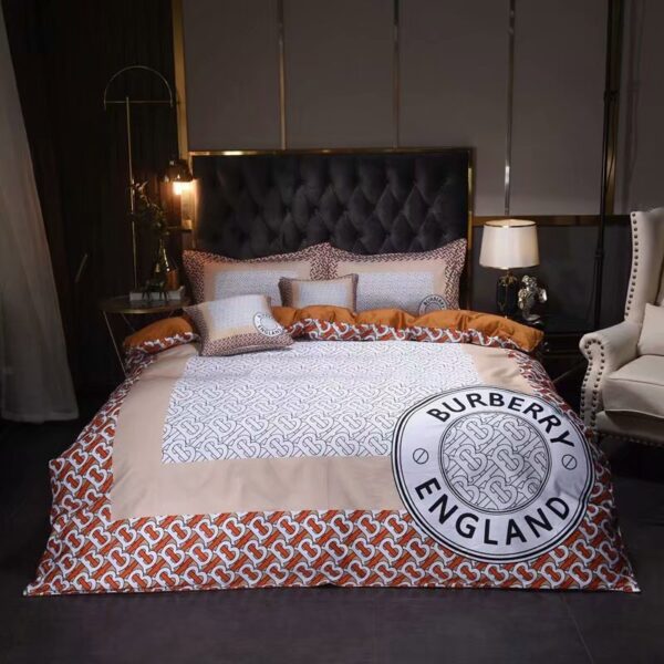 Burberry bedding sets model 100 luxury brand bedding set duvet cover  home decoration Bedding Sets