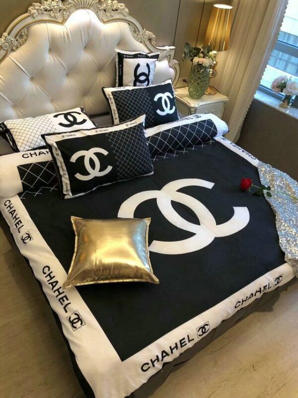 Chanel   3d printed new     luxury brand     s Bedding Sets bedspread bed linen home decor bedclothes blankets covers bedroom idea sheets duvet