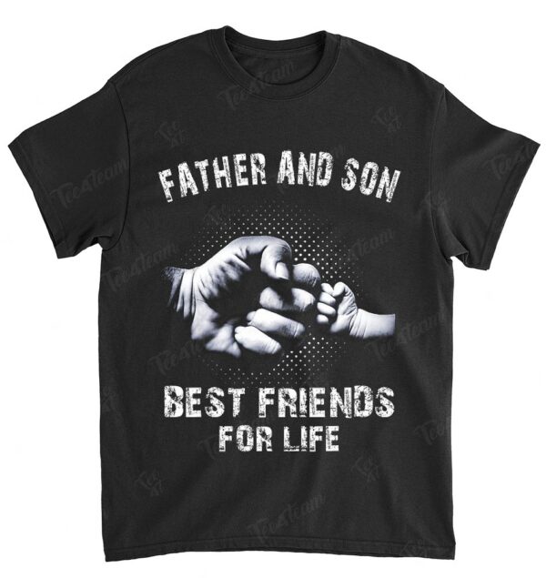Father and Son Best Friends Fist Bump Father's Day