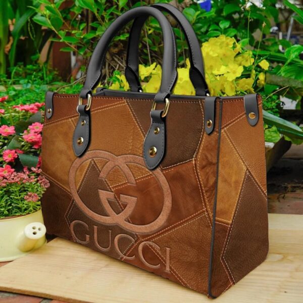 Gucci brown luxury brand fashion premium women small handbag purse for beauty