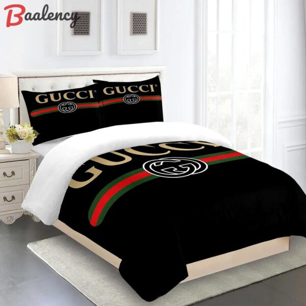 Gucci fashion logo limited luxury brand bedding set home decorations 19 Bedding Sets