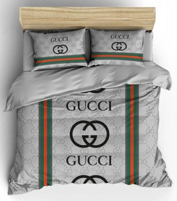 Gucci premium fashion logo luxury brand bedding sets,bed sets, bedroom sets, comforter sets, duvet cover, bedspread Bedding Sets