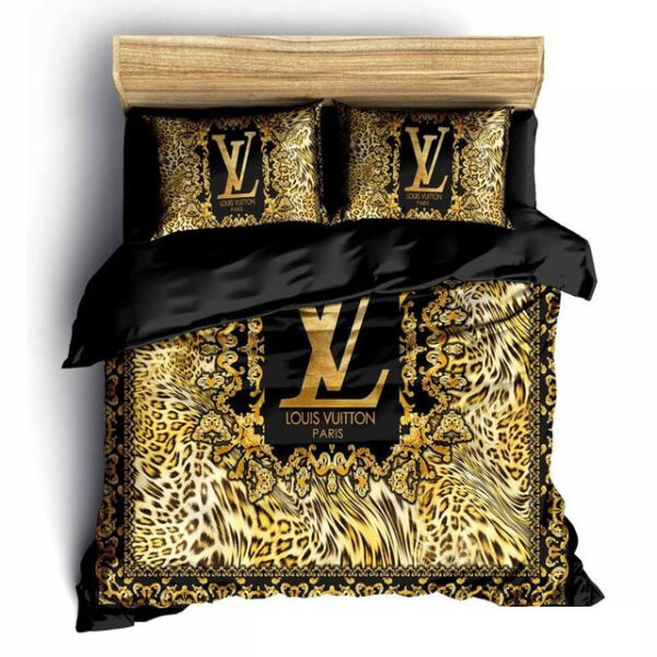 Louis vuitton fashion logo limited luxury brand bedding set  home decorations 09 Bedding Sets - Image 2