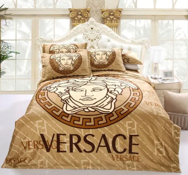 Versace logo luxury brand high-end bedding set home decorations for home best luxury bed sets gift Bedding Sets