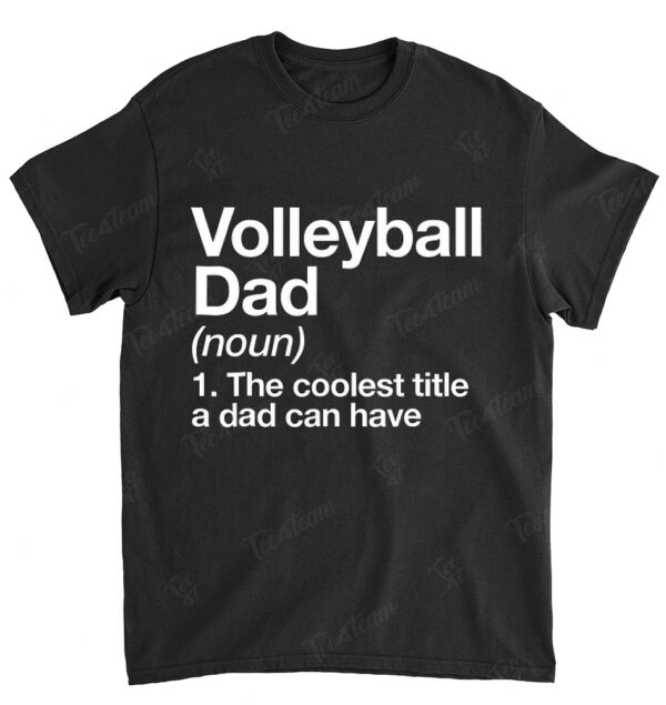 Volleyball Dad Definition T-shirt Funny Sports