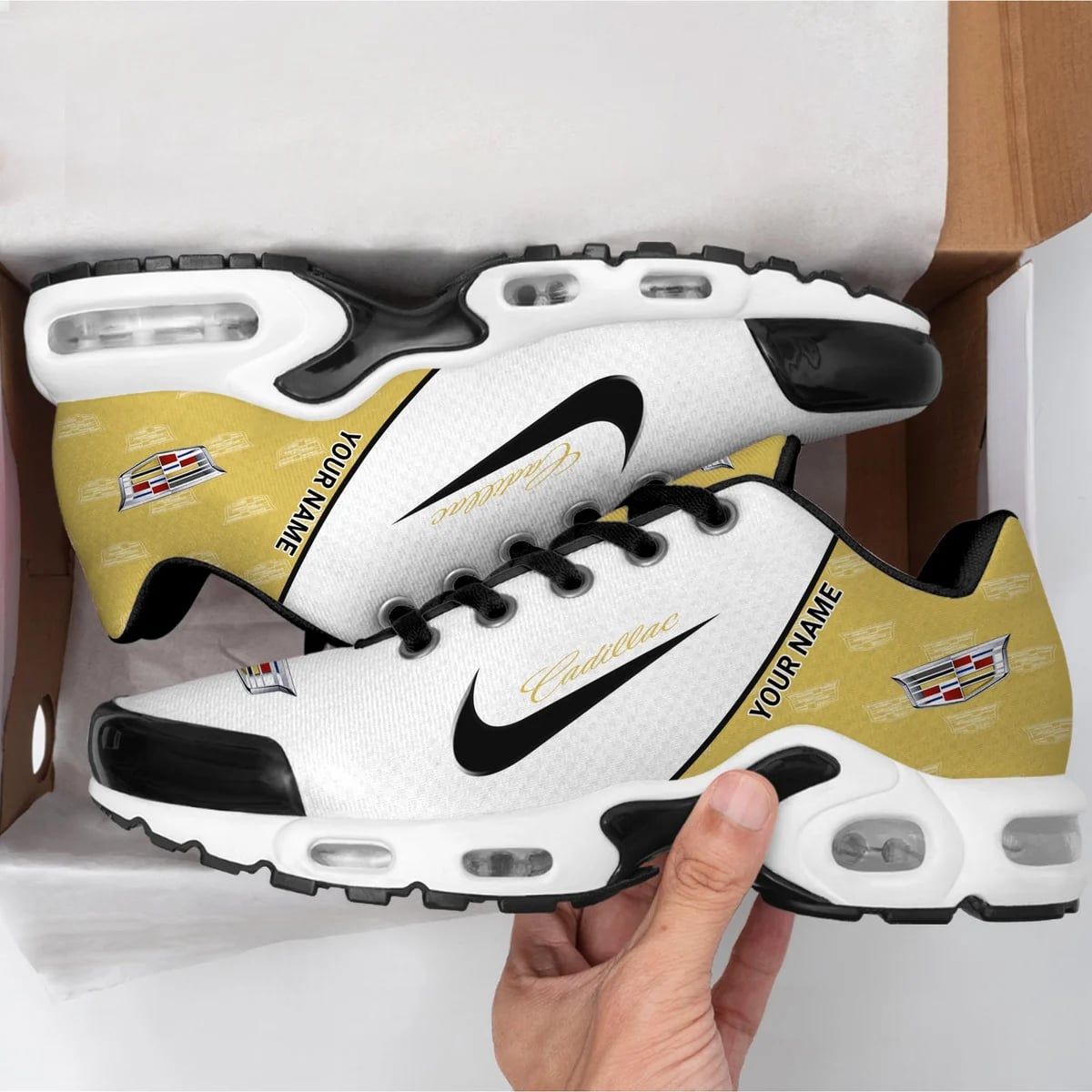 Cadillac Elegant Design Custom Name Sport Shoes VS46 - Image 2