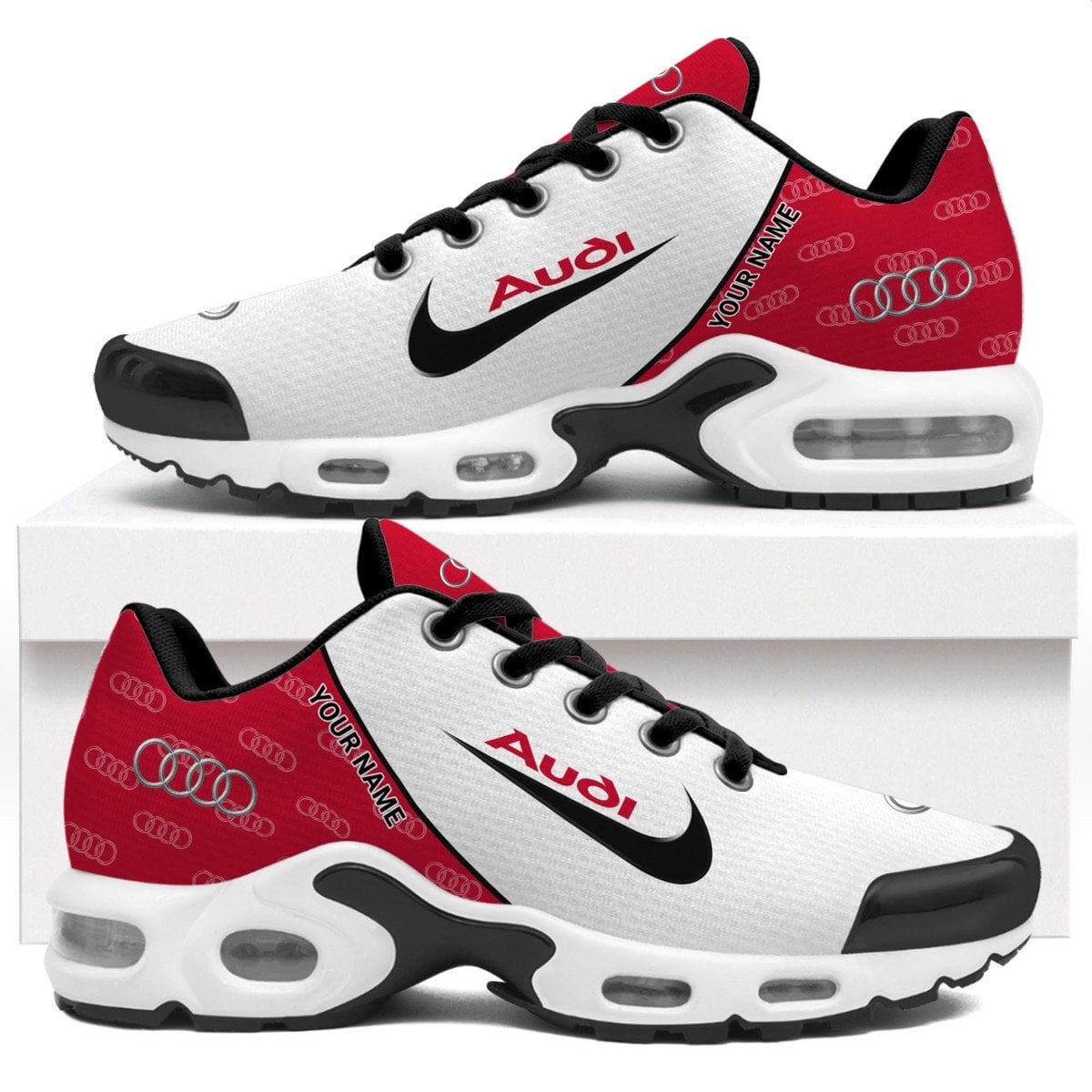 Audi Elegant Design Custom Name Sport Shoes VS46 - Image 3